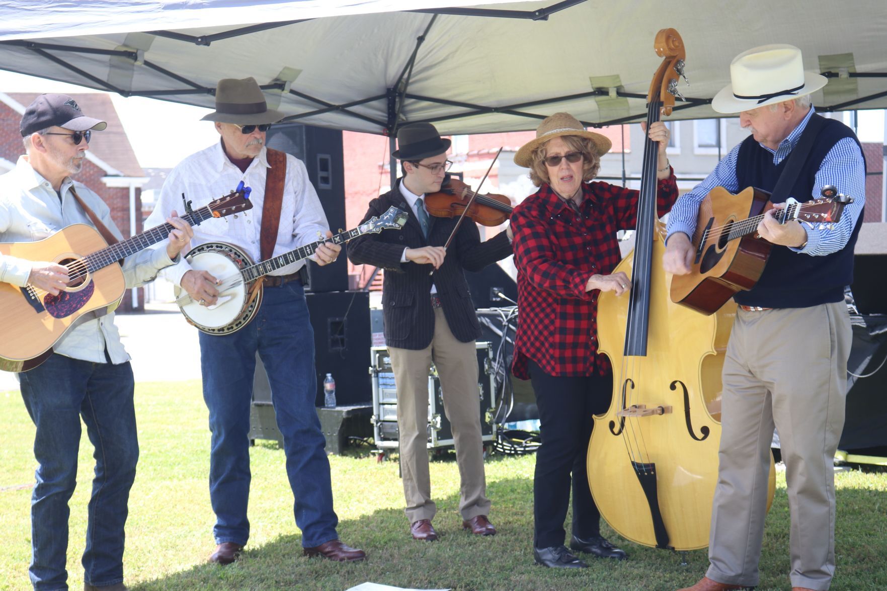 Jamming out on Main Street
